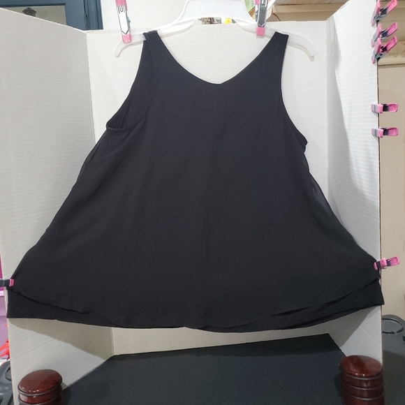 Jennifer Lopez All Black Crop Top Sheer Bodice Overlay Size XS L👀K - Picture 6 of 11